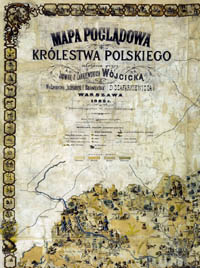 Потребности национального восстания должны были удовлетворяться Уставом древнего польского Войцеха Хшановского в масштабе 1: 300 000, разработанным и изданным в Париже в 1859 году