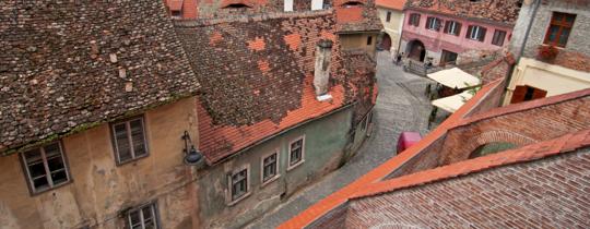 Старый город в румынском городе Сибиу, фото ThinkStock