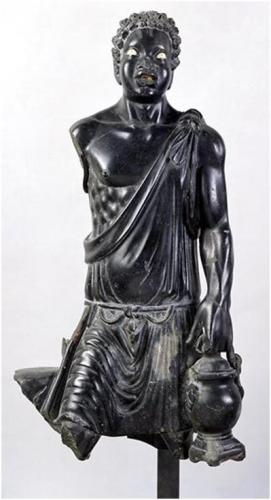 Мраморная статуя муришского римлянина