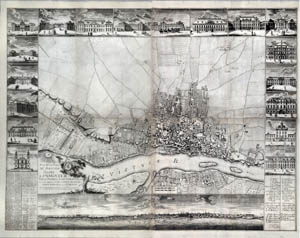 В 2008 году картографические коллекции Национальной библиотеки были дополнены редким и очень эффективным планом Варшавы, изданным в 1762 году П