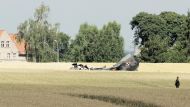 Истребитель МиГ-21 разбился в субботу на юго-востоке Румынии во время авиасалонов в регионе Кэлэрашь (Волосская низменность)