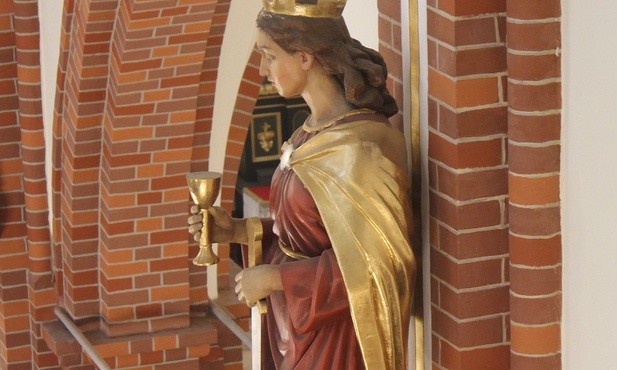 Статуя Святого  Барбара из церкви на Бобрек Klaudia Cwołek / Фото Гость